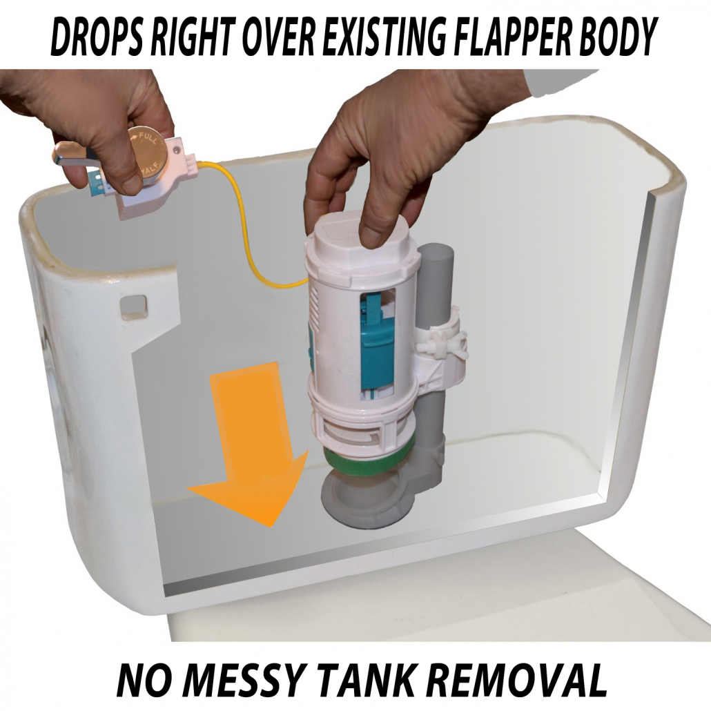 EasyFit Deluxe Kit Reverse Lever + Push Button Polished Chrome